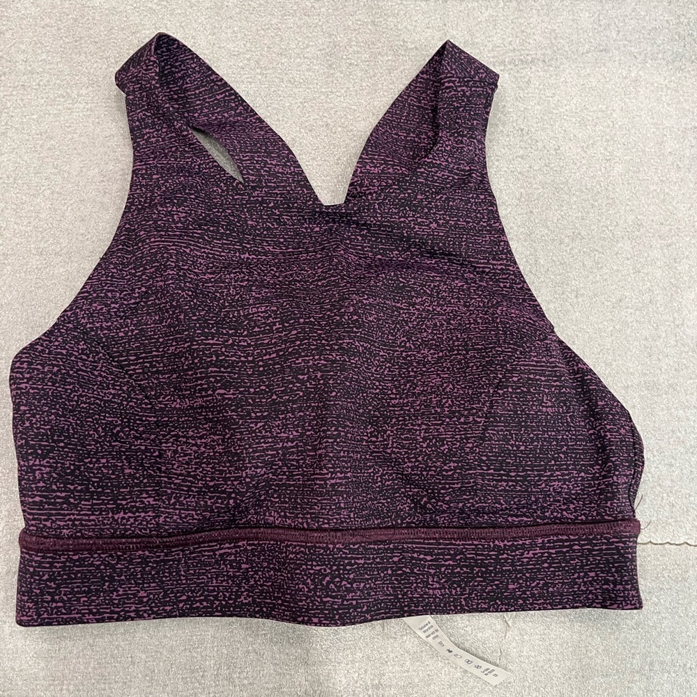 [6]Lululemon Women's Purple Fast Free Nulux Sports Bra NWOT